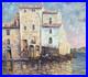 BARUQUE CONSTANT. Martigues. Peinture huile sur toile signée. A Restaurer