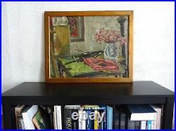 Belle Peinture C. 1930-fauvisme-scène D'intérieur/nature Morte-l'esprit Seyssaud
