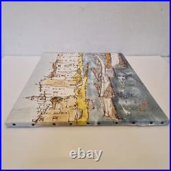 Bernard Dufour (1922-2016) HST de la série Port de St Tropez 45,7 x 38 70