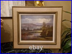 Bernard HOUZET, Huile Sur Toile Paysage Peintre Franc Comtois