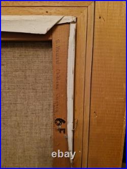 Bernard HOUZET, Huile Sur Toile Paysage Peintre Franc Comtois