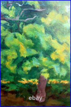 Boris Wladimir BUCHET1917-1999 Le grand arbre Huile sur toile Post-cubiste