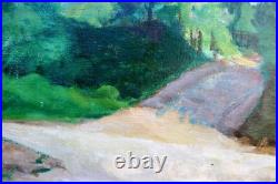 Boris Wladimir BUCHET1917-1999 Le grand arbre Huile sur toile Post-cubiste