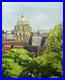 Boris Wladimir BUCHET (1917-1999)- Le dôme de Saint-Pierre Vatican H. S. Toile