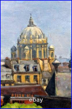 Boris Wladimir BUCHET (1917-1999)- Le dôme de Saint-Pierre Vatican H. S. Toile