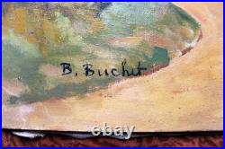 Boris Wladimir BUCHET (1917-1999)- Petit chemin vers le village- H. S. Toile