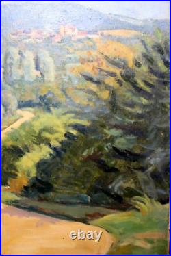 Boris Wladimir BUCHET (1917-1999)- Petit chemin vers le village- H. S. Toile