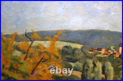 Boris Wladimir BUCHET (1917-1999)- Petit chemin vers le village- H. S. Toile