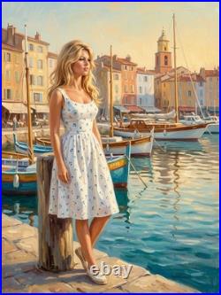 Brigitte Bardot au soleil de Saint-Tropez? 30x40 cm