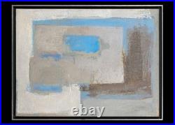 COMPOSITION ABSTRAITE Huile sur toile signée Paz SUBERCASEAUX (20ème)