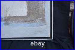 COMPOSITION ABSTRAITE Huile sur toile signée Paz SUBERCASEAUX (20ème)