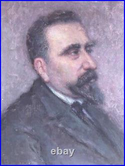 Charles Bouthéon (1887-1949) Portrait Huile sur Toile Signée 1923