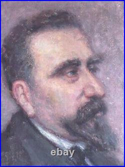 Charles Bouthéon (1887-1949) Portrait Huile sur Toile Signée 1923