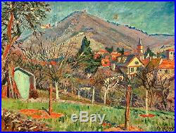 Charles WEISS (1872-1970), Ribeauvillé, Alsace, paysage, peinture, tableau