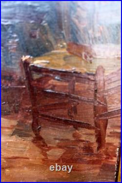 Cornelis ('Kees') TERLOUW (1890-1948) Intérieur en Brabant Huile sur toile