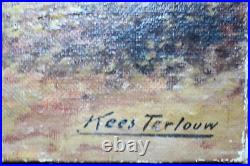Cornelis ('Kees') TERLOUW (1890-1948) L'attelage Huile sur toile