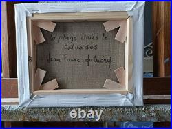 DUBORD Jean Pierre NEW LA PLAGE DANS LE CALVADOS