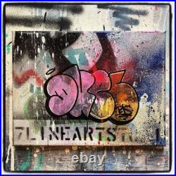 DUEL RIS TOILE Chassis 31x23cm SEEN/OBEY/STAYHIGH/TAKI/SONIC/CRASH/EAZY/SERVE/IZ