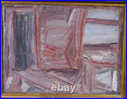 Dans l'atelier huile sur toile signee Claude Jouhanneau 1931/2011