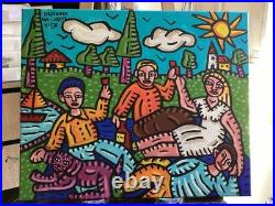 Déjeuner Sur L. Herbe N4-peinture Art Brut Sur Toile De 2026 Du Peintre Visto