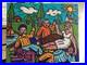 Déjeuner Sur L. Herbe N4-peinture Art Brut Sur Toile De 2026 Du Peintre Visto