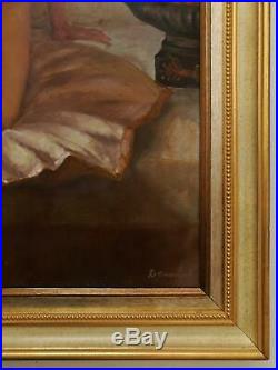Dmitri Kalujni, Signée Original Classique Huile Peinture sur Toile de un Nymphe