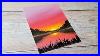 Dreamy Sunset Sky Easy Acrylic Painting Ideas For Beginners