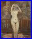 EDMOND HEUZE (1883-1967) Peintre Montmartre Femme huile sur toile vers 1920/30