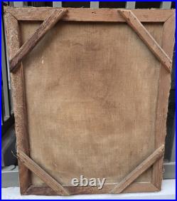 E. ROUMENS, XIXe siècle Portrait d'homme. Peinture huile sur toile signée