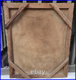 E. ROUMENS, XIXe siècle Portrait d'homme. Peinture huile sur toile signée