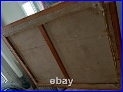 E. Scholar, Peinture Nu Huile Sur Toile Avec Le Cadre 94-75cm