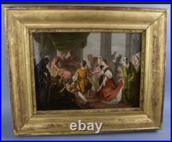 Ecole FRANCAISE du XVlll ème siècle Scène Historique. Peinture huile sur Toile