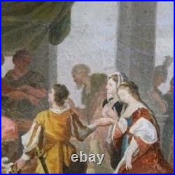 Ecole FRANCAISE du XVlll ème siècle Scène Historique. Peinture huile sur Toile