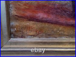 Ecole Française. Tableau signé. Composition de Fleurs. Peinture huile sur toile