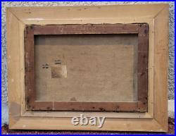 Ecole Française. Tableau signé. Composition de Fleurs. Peinture huile sur toile