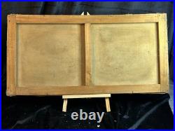 Ecole expressionniste XXè Huile sur toile R Tangui Paysage rivière 1930