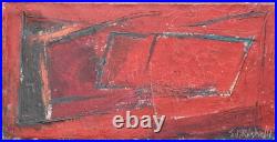 Edouard Righetti (1924-2001) huile sur toile abstraction