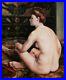 Émilien Victor BARTHÉLÉMY tableau jeune femme nue modèle nu Art Déco huile toile