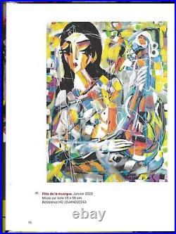 Femme Peinture Huile sur toile Hrasarkos Certificat authenticité Akoun Artprice