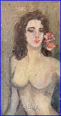 Femme nue fauve fauvisme début XXe signée Van Dongen