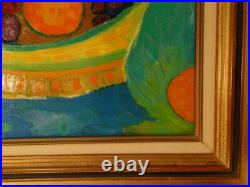 France Wagner née en 1943, huile sur toile signée, composition aux fruits 1978