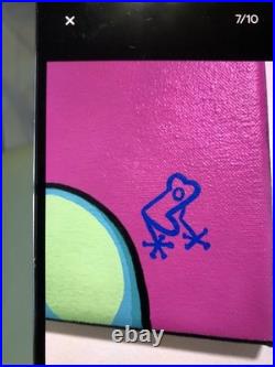 Frankearias Artiste Cubain Street Art Pop Art Sur Toile 73x60cm Signé