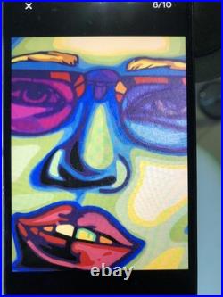 Frankearias Artiste Cubain Street Art Pop Art Sur Toile 73x60cm Signé