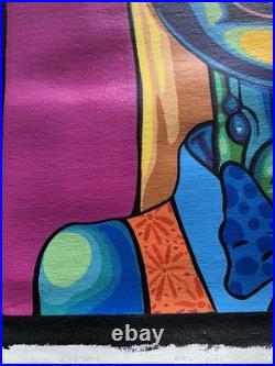 Frankearias Artiste Cubain Street Art Pop Art Sur Toile 73x60cm Signé