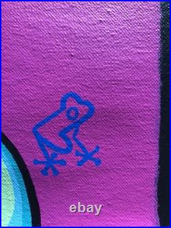 Frankearias Artiste Cubain Street Art Pop Art Sur Toile 73x60cm Signé