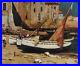 GUSTAVE VIDAL Huile sur toile- Port de pêcheurs, St Tropez v1309