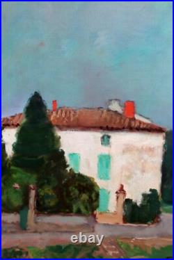 Georges André KLEIN(1901-1992) Paysage à la rivière Huile sur toile