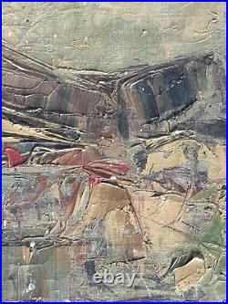 Georges Berger (1908-1976) -H. Sur toile -Signée Église de St Germain des Prés