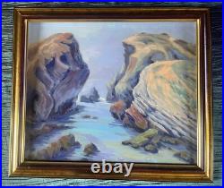 Georges Bordonove (1920-2007) Huile sur toile Non Signée Marine France