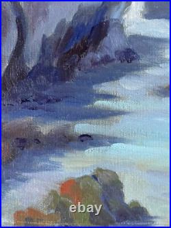 Georges Bordonove (1920-2007) Huile sur toile Non Signée Marine France